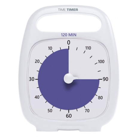 Time Timer Plus 120 min Blanc
