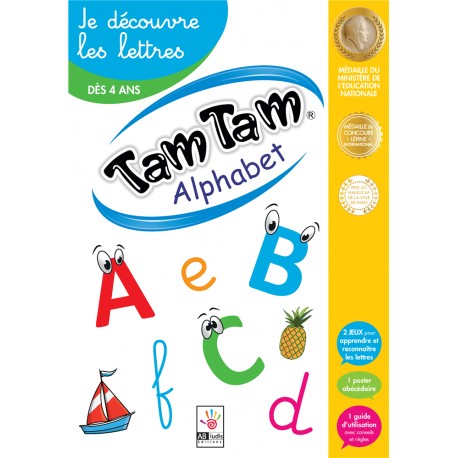 Tam Tam - Alphabet - Je découvre les lettres - Le coffret